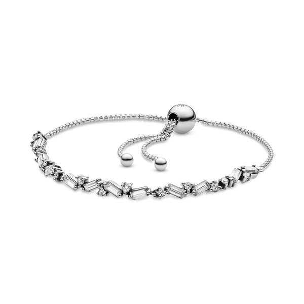 597558cz Bracciale tennis Bellezza Glaciale scintillante con Chiusura regolabile