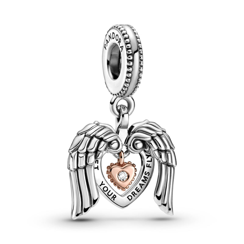 789296c01 Charm pendente Cuore e ali d’angelo Pandora Club 2021