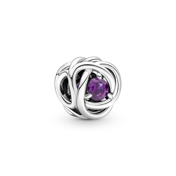 790065c02 Charm Cerchio Eterno Viola