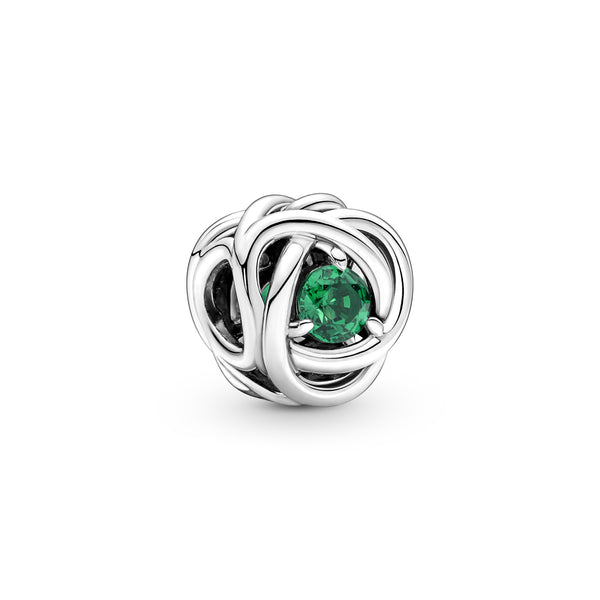 790065c08 Charm Cerchio Eterno Verde Scuro