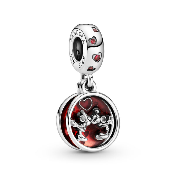 799298c01 Disney Charm pendente Amore e baci con Mickey Mouse e Minnie