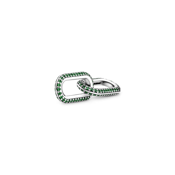 799660c01 Doppio Link Pietre Luminose Verdi Pandora ME