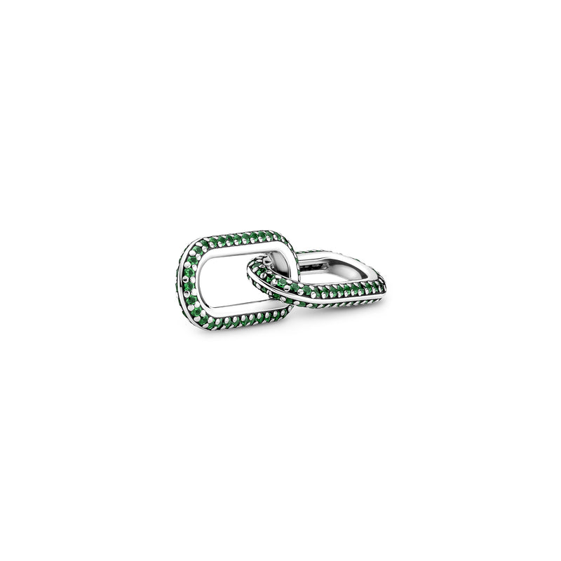 799660c01 Doppio Link Pietre Luminose Verdi Pandora ME