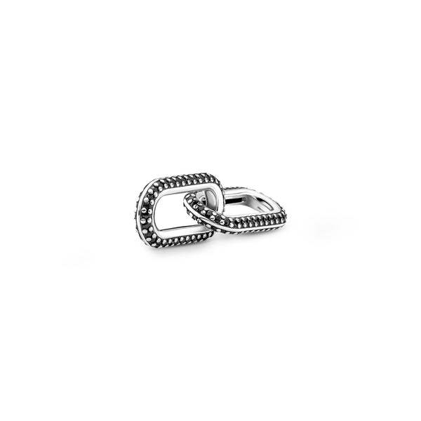 799660c03 Doppio Link Pietre Luminose Nere Pandora ME