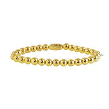 18br070lg-6 Bracciale elastico pallini 6mm