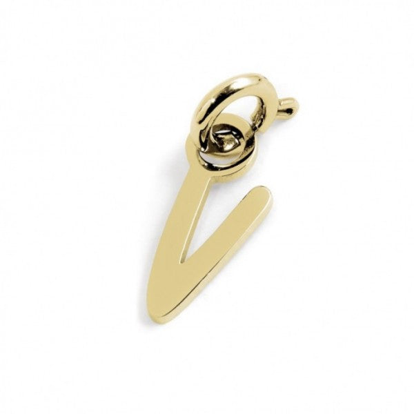 18ch085g-v Charm lettera "V"