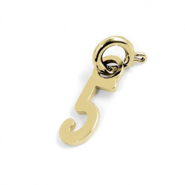 18ch085g-5 Charm numero "5"