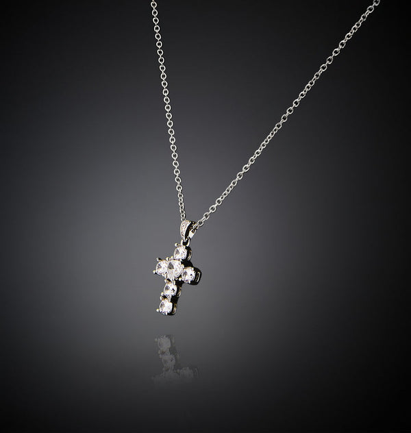 Collana Pendente Bold Cross Small - Gioielleria Fondente