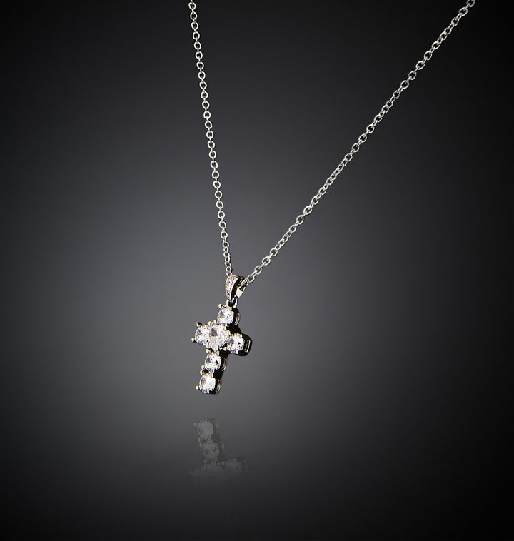 Collana Pendente Bold Cross Small - Gioielleria Fondente