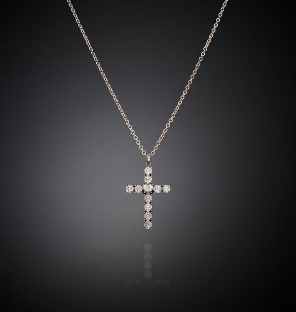 Collana Pendente Bold Cross - Gioielleria Fondente