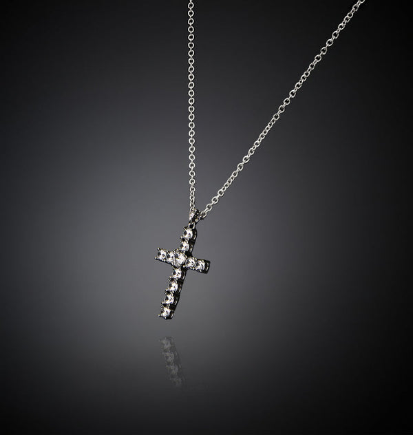 Collana Pendente Bold Cross - Gioielleria Fondente