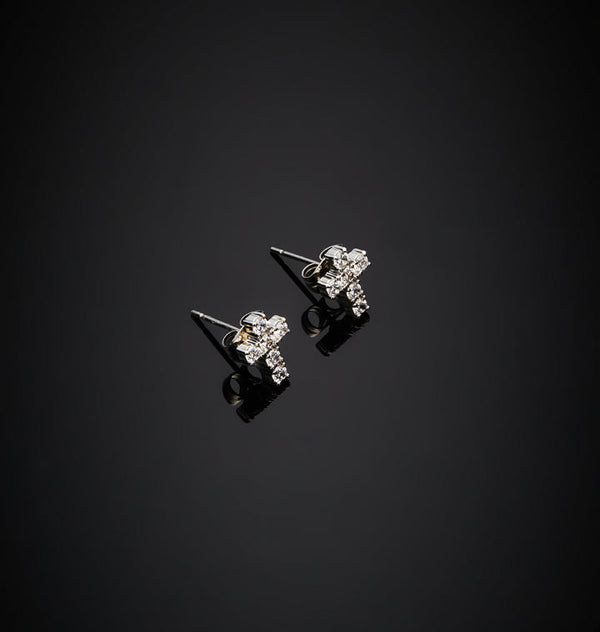 Orecchini Bold Cross - Gioielleria Fondente