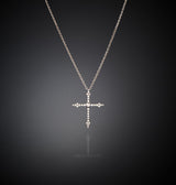 Collana Pendente Gothic Cross - Gioielleria Fondente