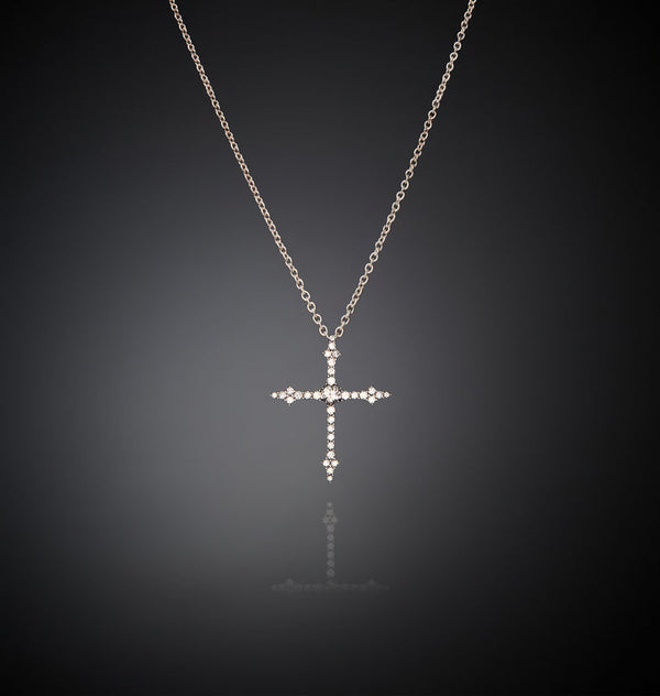 Collana Pendente Gothic Cross - Gioielleria Fondente