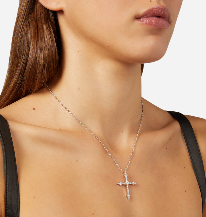 Collana Pendente Gothic Cross - Gioielleria Fondente