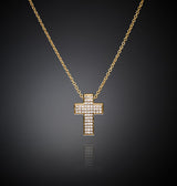 Collana Pendente Squared Cross - Gioielleria Fondente