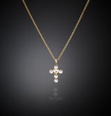 Collana Pendente Bold Cross Small - Gioielleria Fondente
