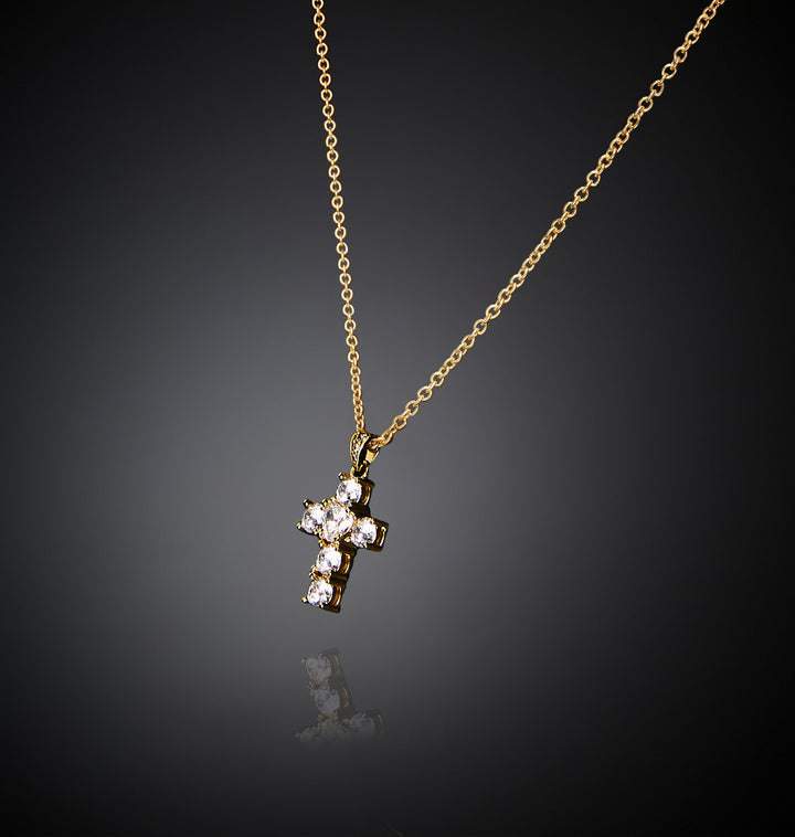 Collana Pendente Bold Cross Small - Gioielleria Fondente