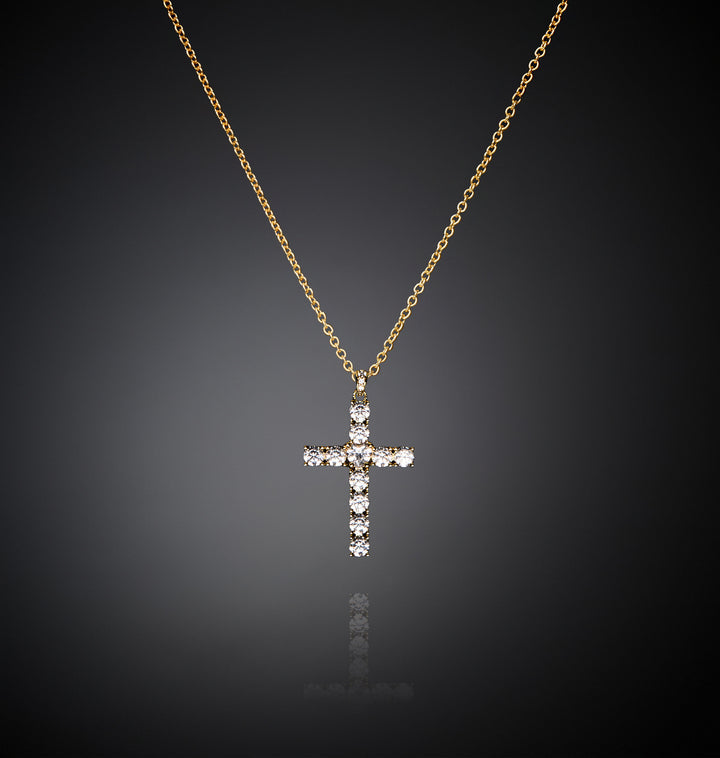 Collana Pendente Bold Cross - Gioielleria Fondente