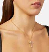 Collana Pendente Bold Cross - Gioielleria Fondente