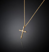 Collana pendente Gothic Cross - Gioielleria Fondente