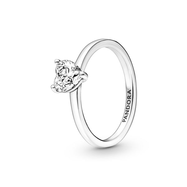 191165c01 Anello Solitario con Pietra Cuore