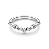 Gioielleria Fondente Anello Desiderio Scintillante Marquise