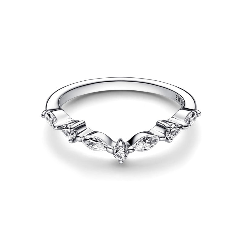 Gioielleria Fondente Anello Desiderio Scintillante Marquise