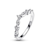 Gioielleria Fondente Anello Desiderio Scintillante Marquise