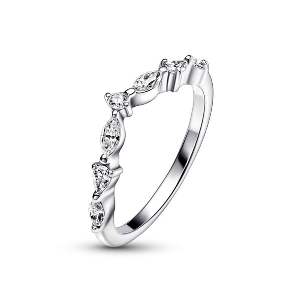 Gioielleria Fondente Anello Desiderio Scintillante Marquise
