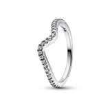 Anello Onda Pietre Luminose - Gioielleria Fondente