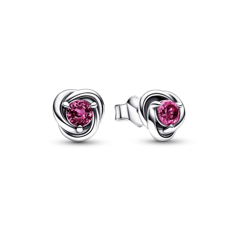 292334C05-0 Orecchini Cerchi Eterni Rosa