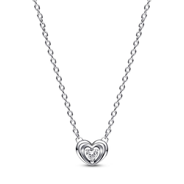 Collana Cuore Splendente con Pietra - Gioielleria Fondente