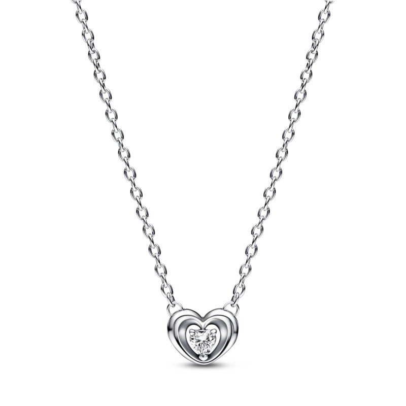 Collana Cuore Splendente con Pietra - Gioielleria Fondente