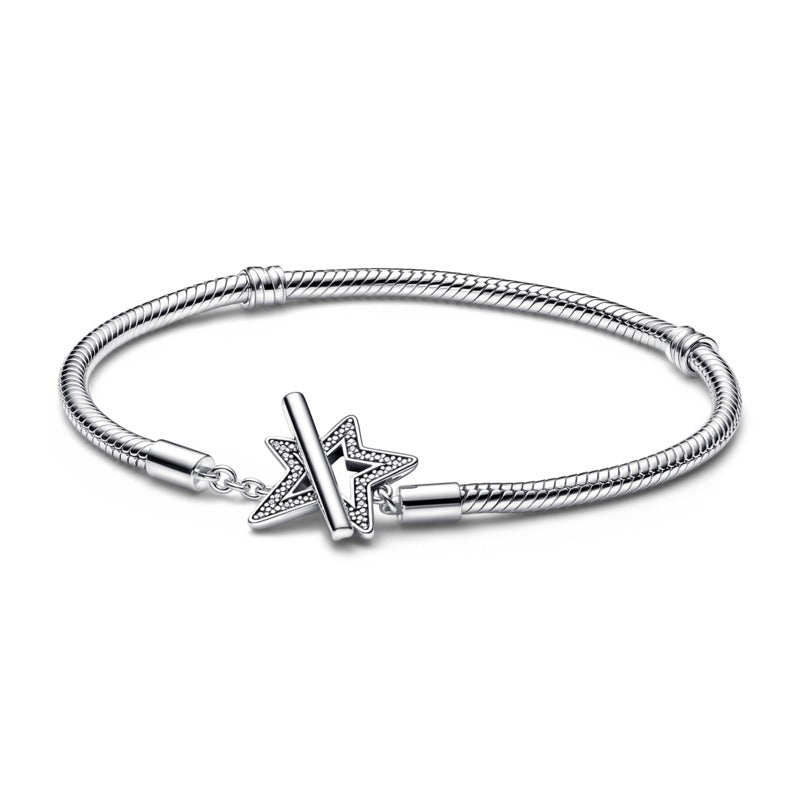 592357C01-16 Bracciale con Chiusura a T e Stella