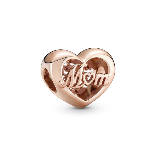 781451c00 Charm Cuore "Thank You Mom"