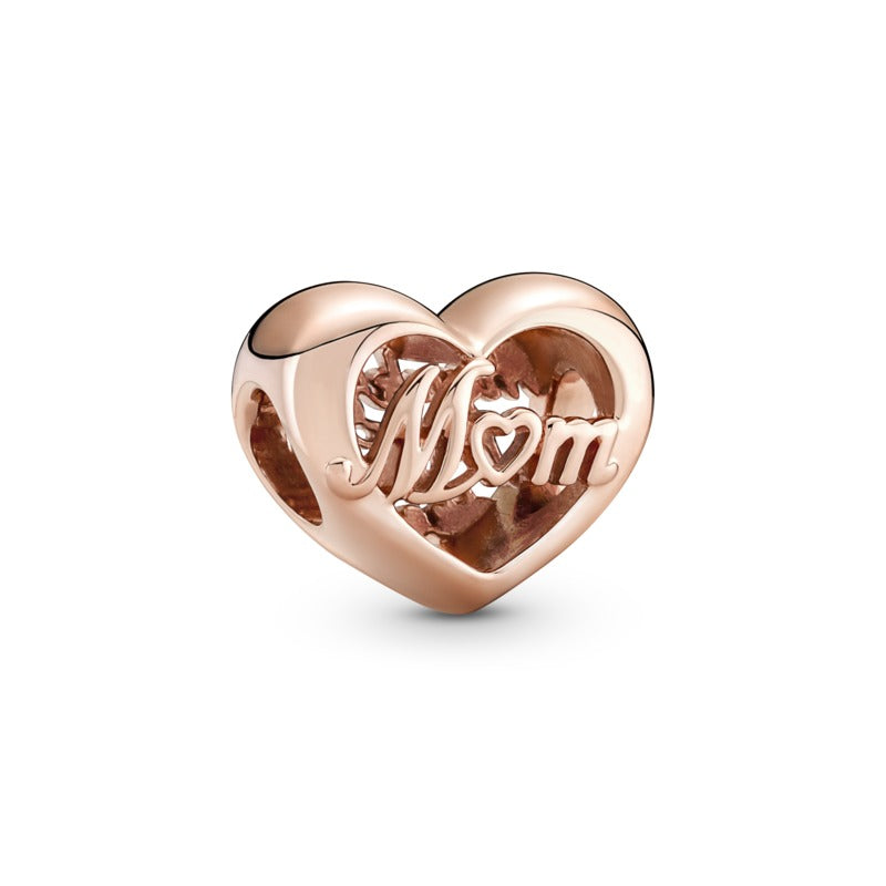 781451c00 Charm Cuore "Thank You Mom"