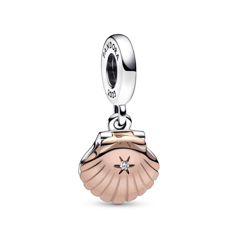 Charm Conchiglia con Perla Coltivata d'Acqua Dolce - Gioielleria Fondente