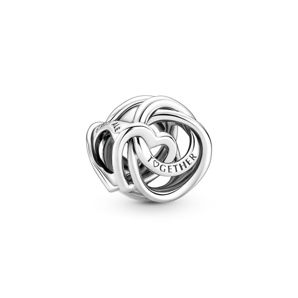 791507c00 Charm Cuori Intrecciati Insieme Per Sempre