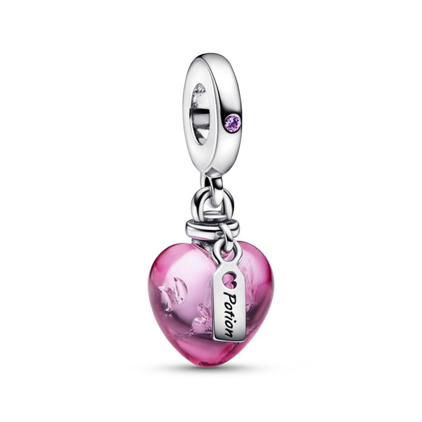 Charm Pozione d'Amore in Vetro di Murano  - Gioielleria Fondente