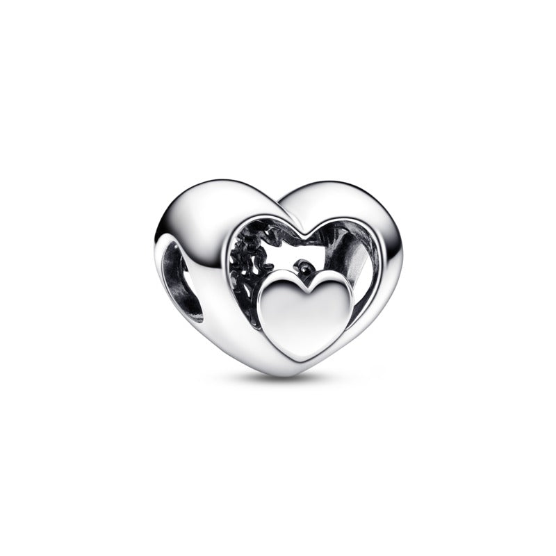 Charm Cuore Openwork "Love starts from within" - Gioielleria Fondente