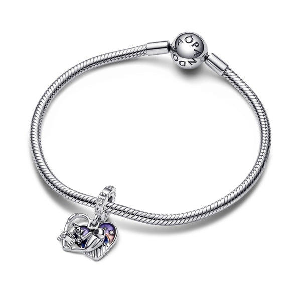 Charm Disney a Cuore Eve e Wall-E che si illumina al buio - Gioielleria Fondente