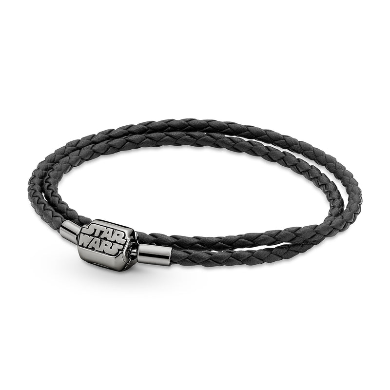 540031c00-d Star Wars™ Bracciale in Pelle Nero