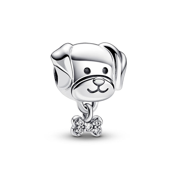 792254c01 Charm Cagnolino con Osso