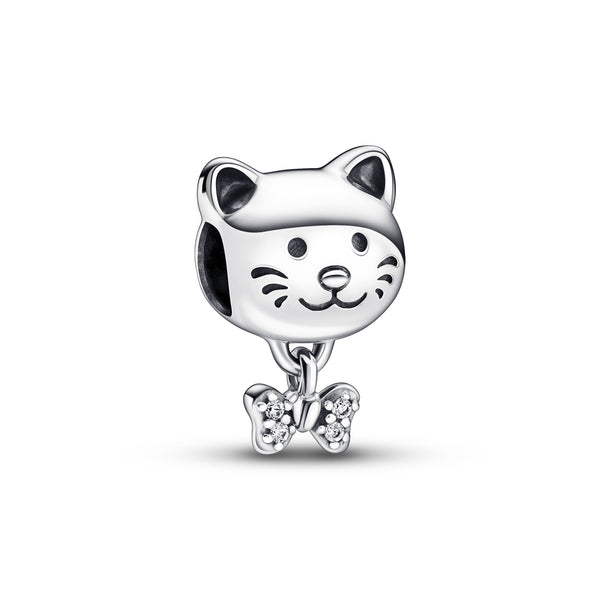 792255c01 Charm Gattino con Fiocco