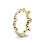167924cz Anello Corona di fiori