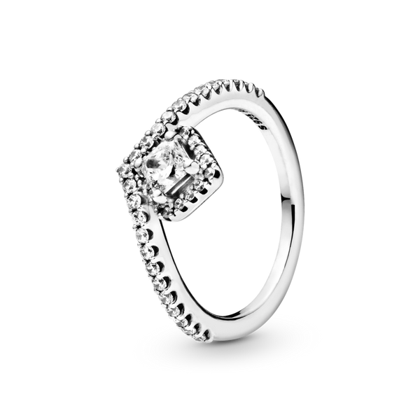 198420c01 Anello chevron quadrato scintillante