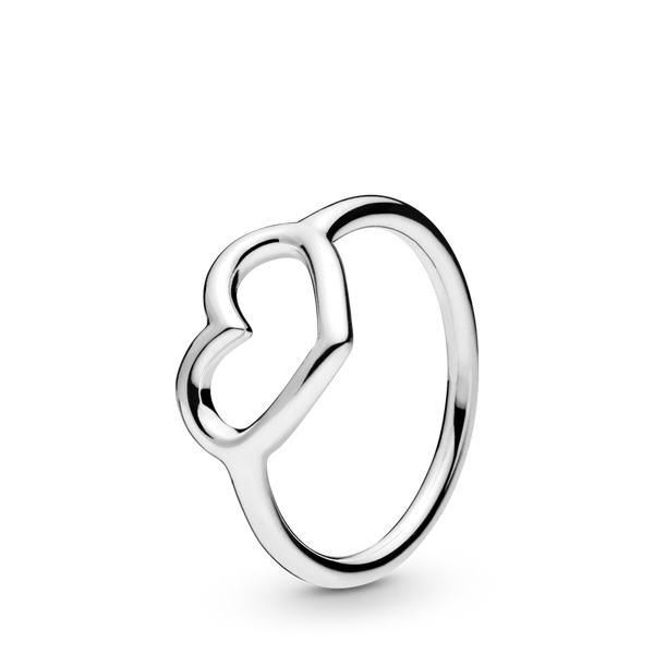 198613c00 Anello con cuore aperto lucido