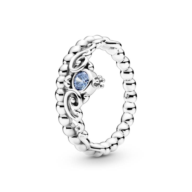 Pandora Disney Anelli Pandora 25 Euro Disney Anello Con Tiara Blu