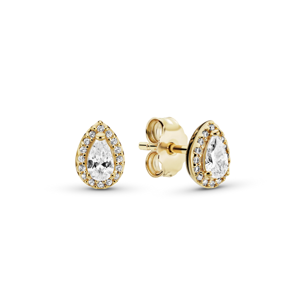 266252cz Orecchini a lobo Punto Luce scintillanti a goccia